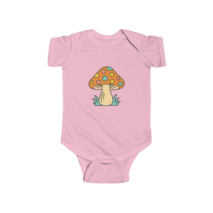 Orange Mushroom Infant Bodysuit