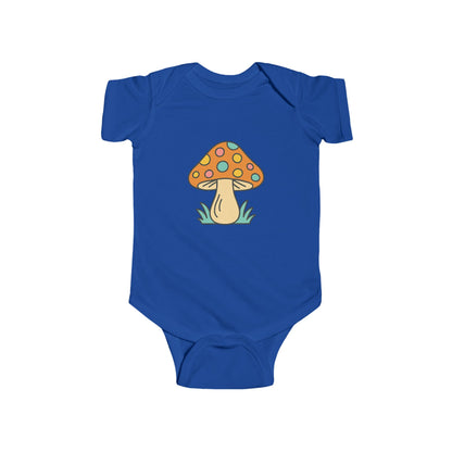 Orange Mushroom Infant Bodysuit