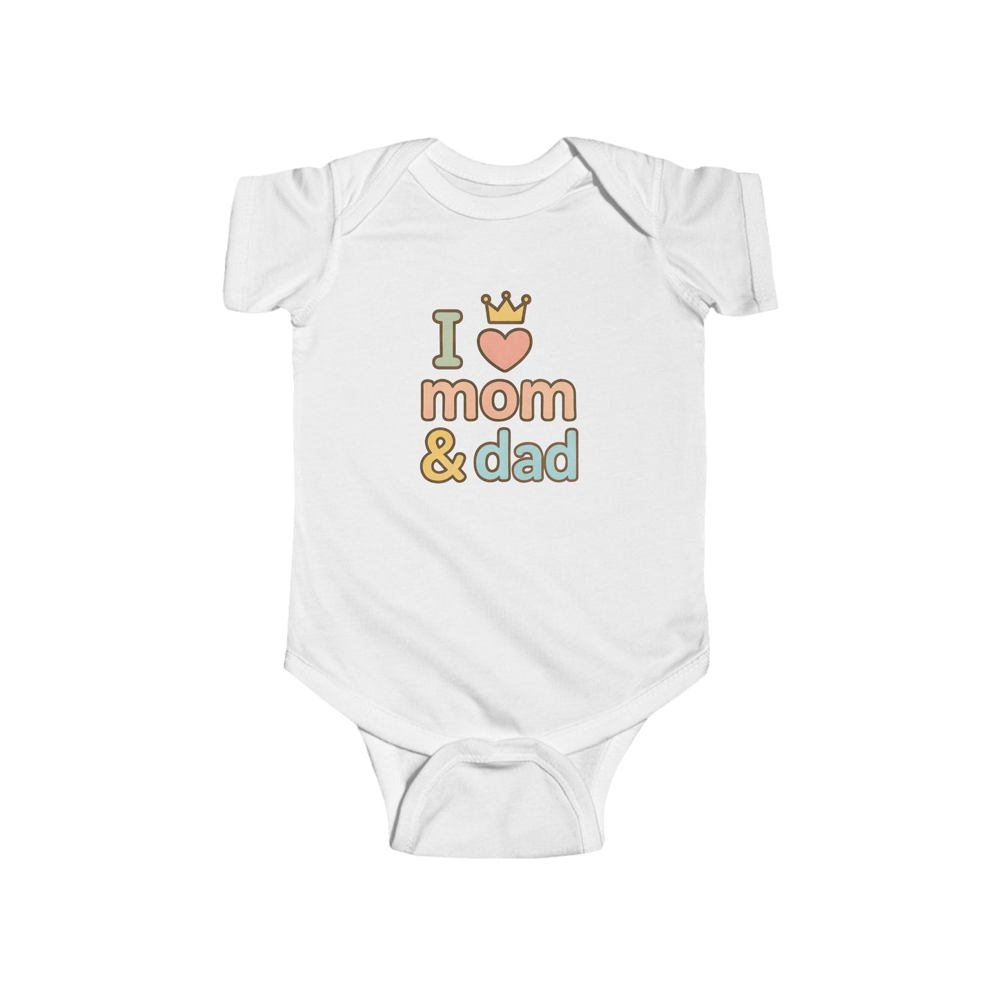 Love Mum & Dad Infant Bodysuit