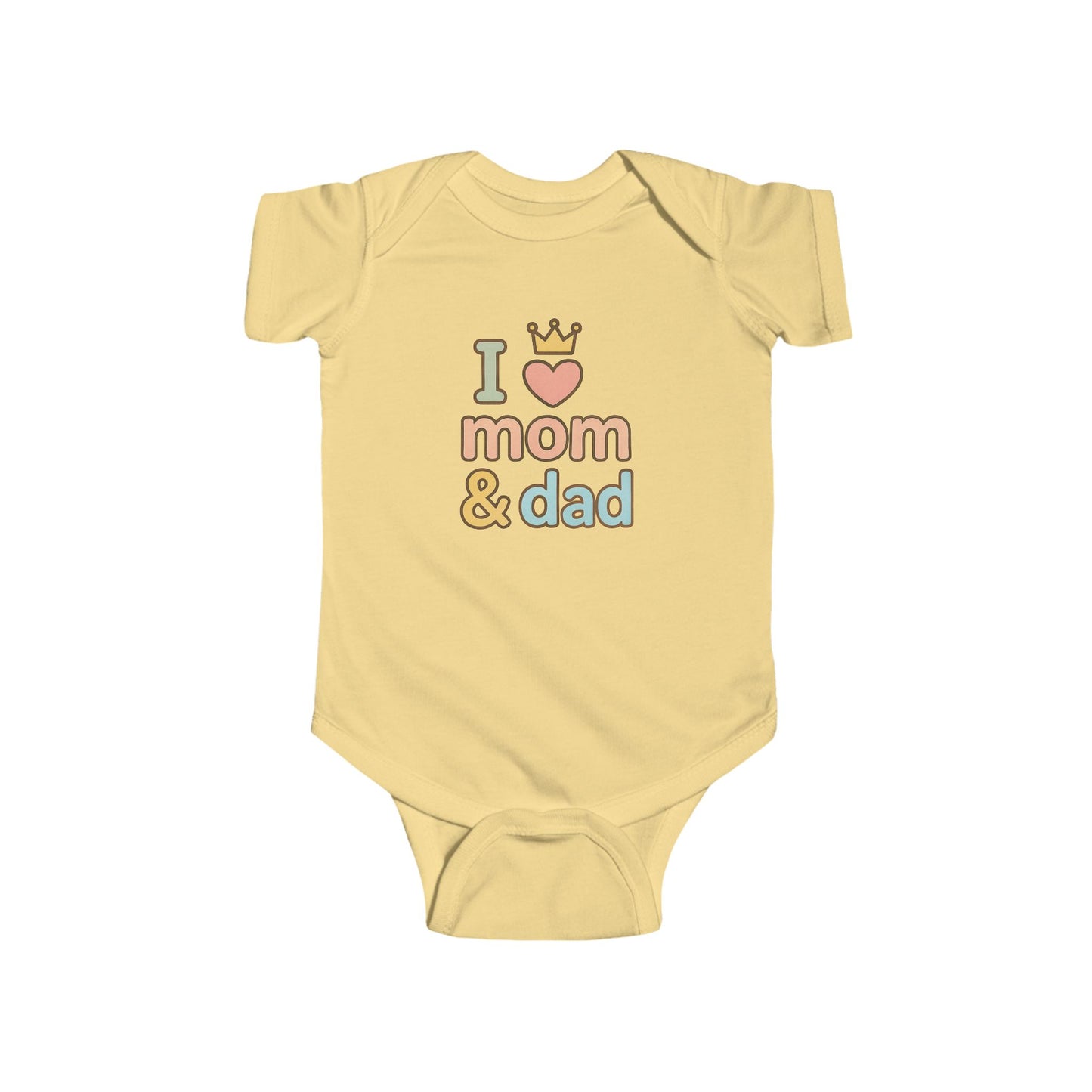 Love Mum & Dad Infant Bodysuit
