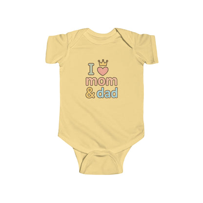 Love Mum & Dad Infant Bodysuit