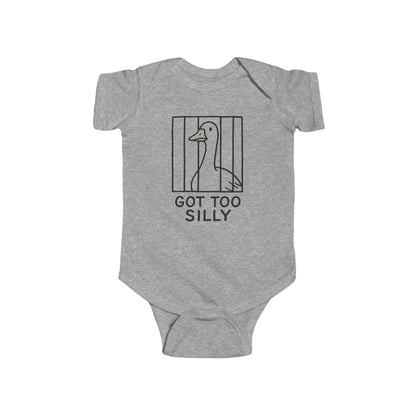 Too Silly Baby Bodysuit