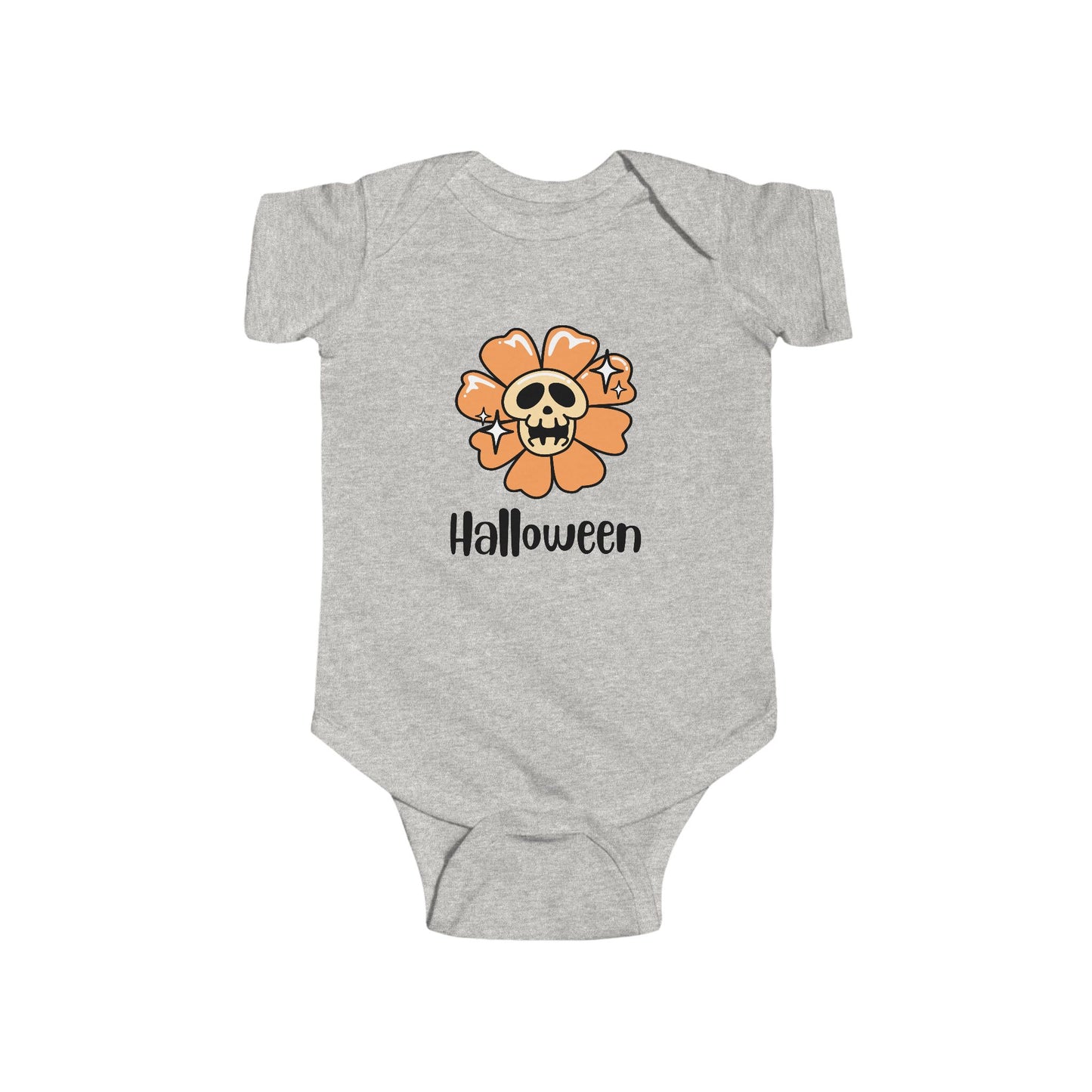 Flower Skull Halloween Infant Bodysuit