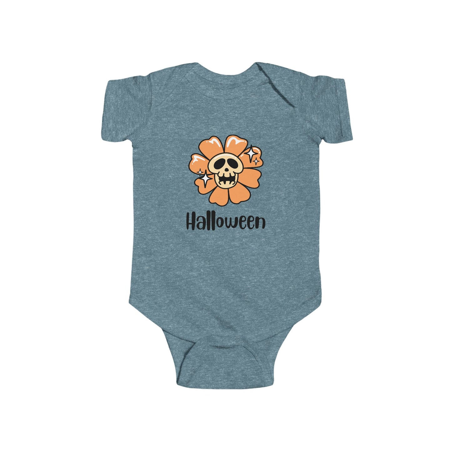 Flower Skull Halloween Infant Bodysuit