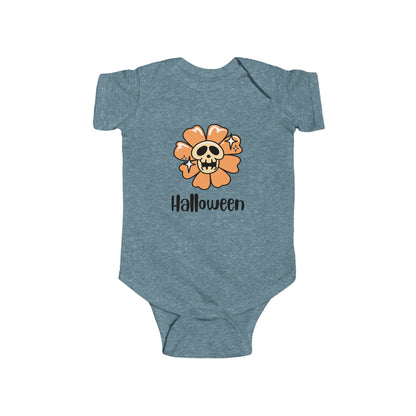 Flower Skull Halloween Infant Bodysuit
