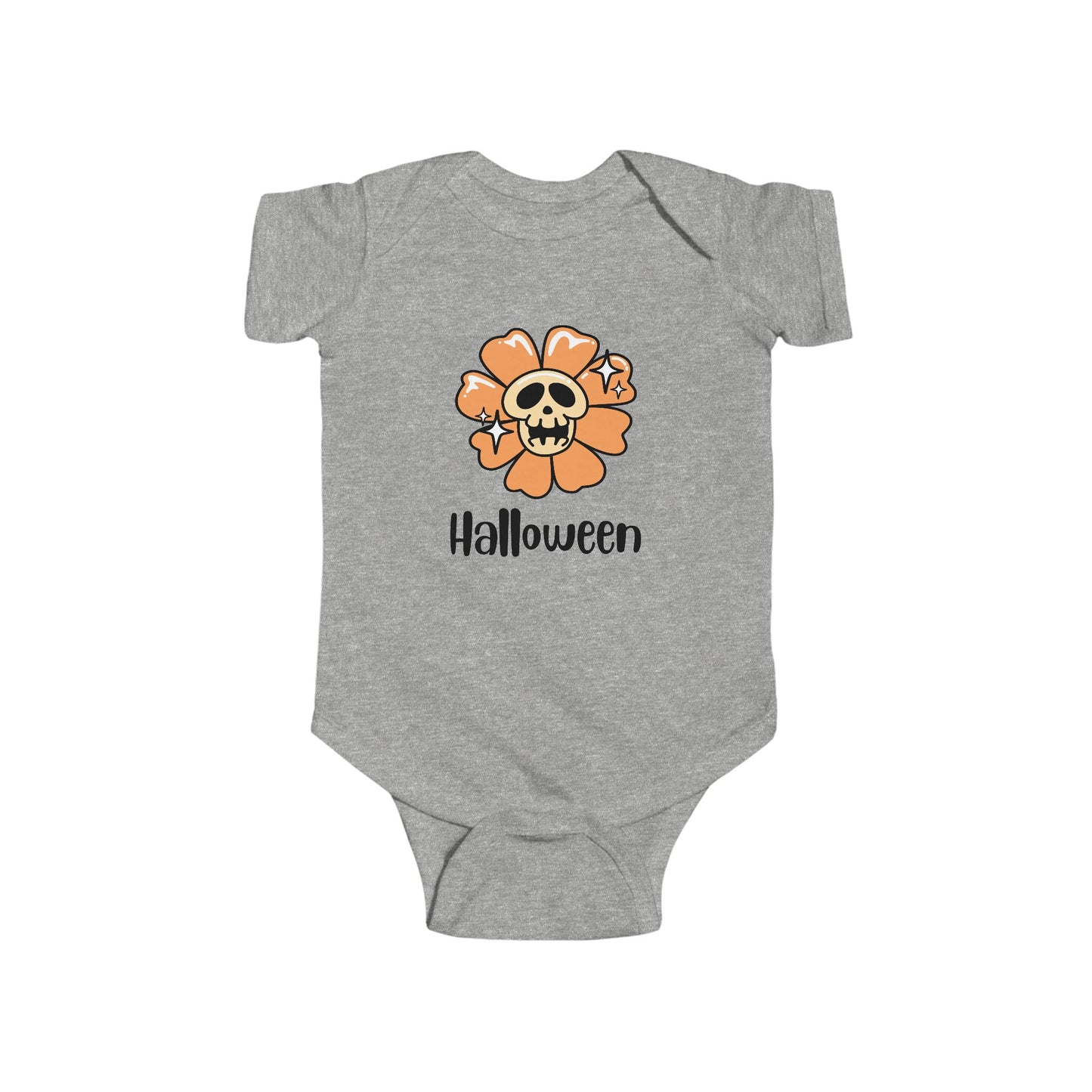 Flower Skull Halloween Infant Bodysuit