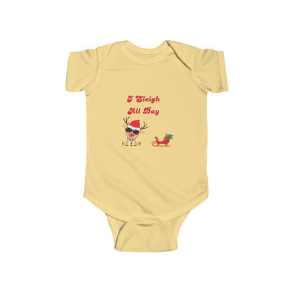 Sleigh All Day Baby Bodysuit
