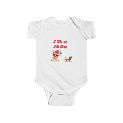 Sleigh All Day Baby Bodysuit