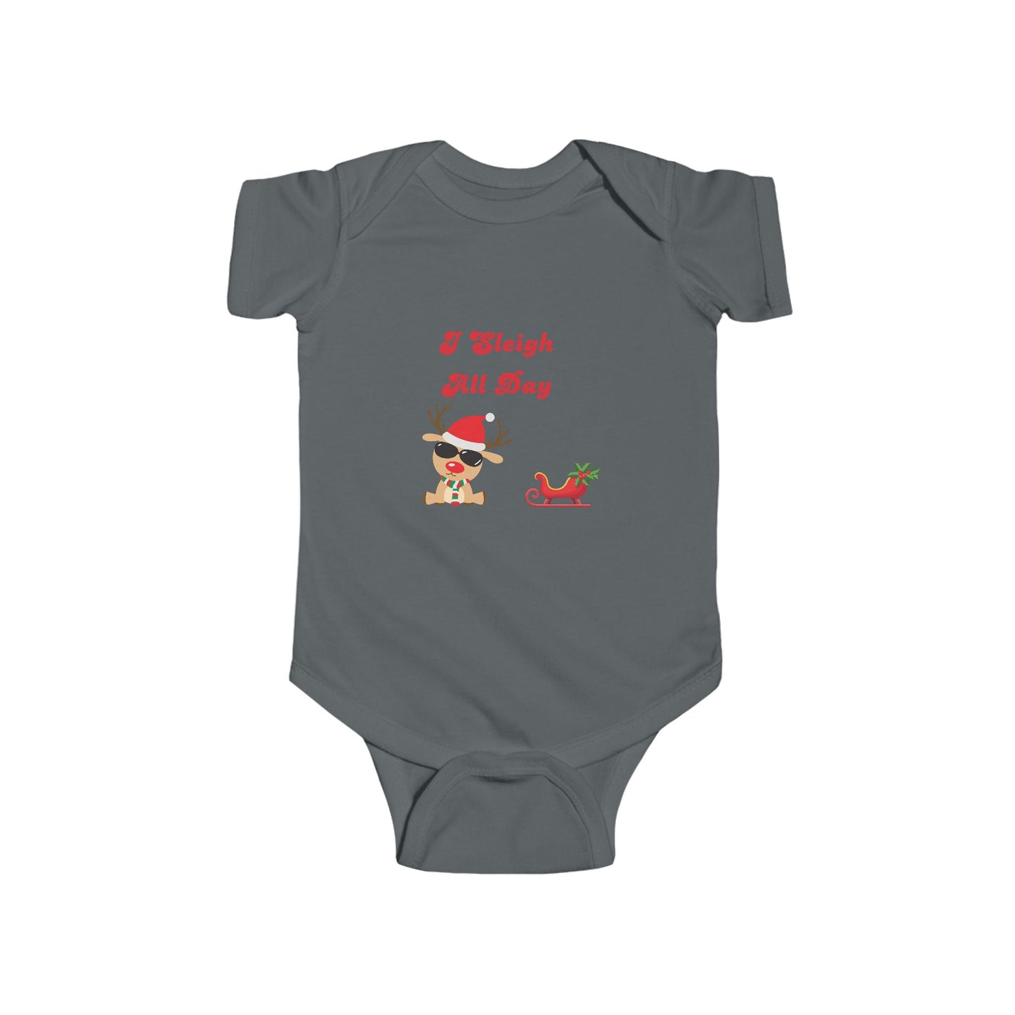 Sleigh All Day Baby Bodysuit