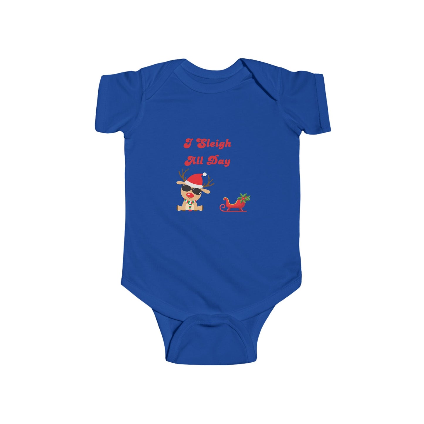 Sleigh All Day Baby Bodysuit