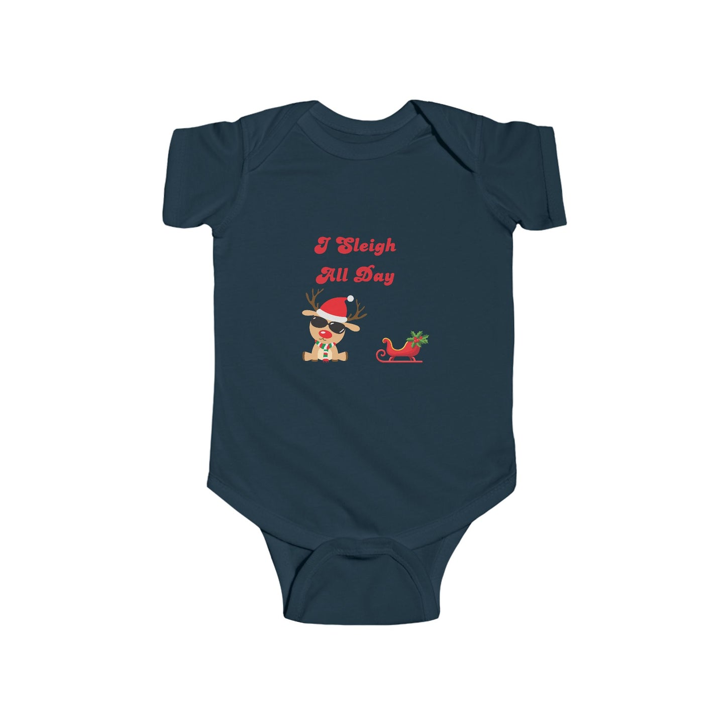Sleigh All Day Baby Bodysuit