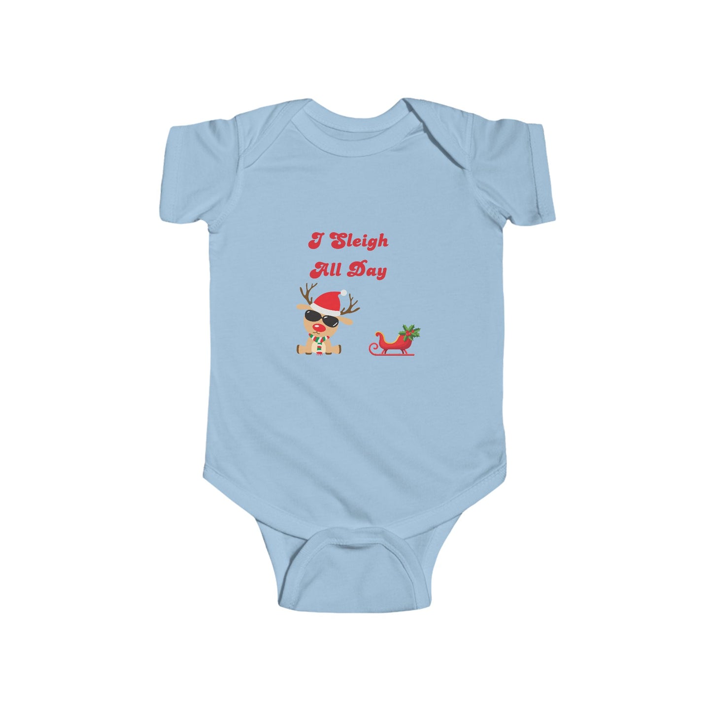 Sleigh All Day Baby Bodysuit