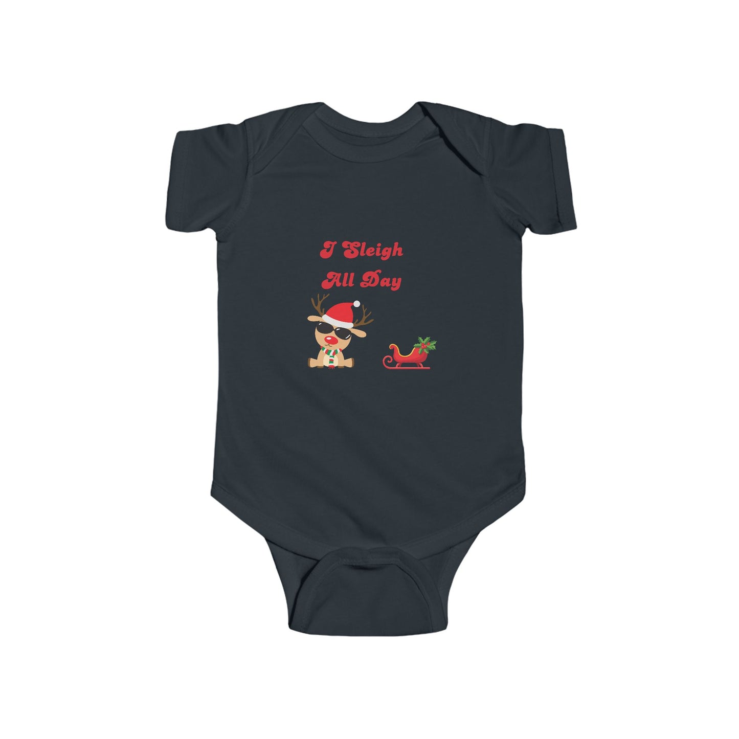 Sleigh All Day Baby Bodysuit