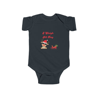 Sleigh All Day Baby Bodysuit