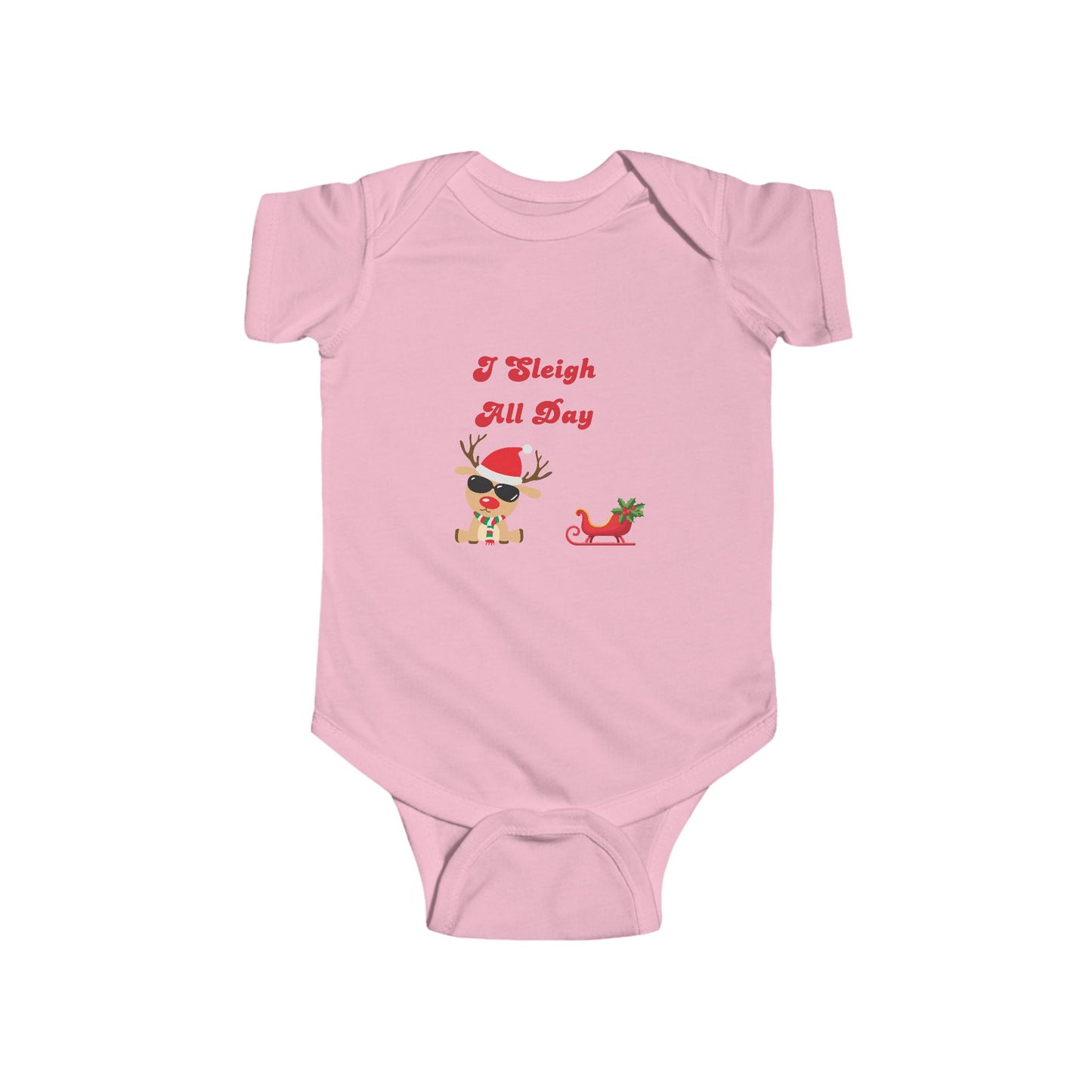 Sleigh All Day Baby Bodysuit