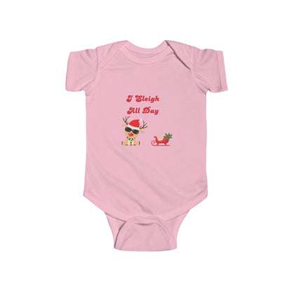 Sleigh All Day Baby Bodysuit