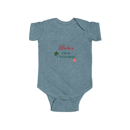 Personalized Christmas Baby Bodysuit