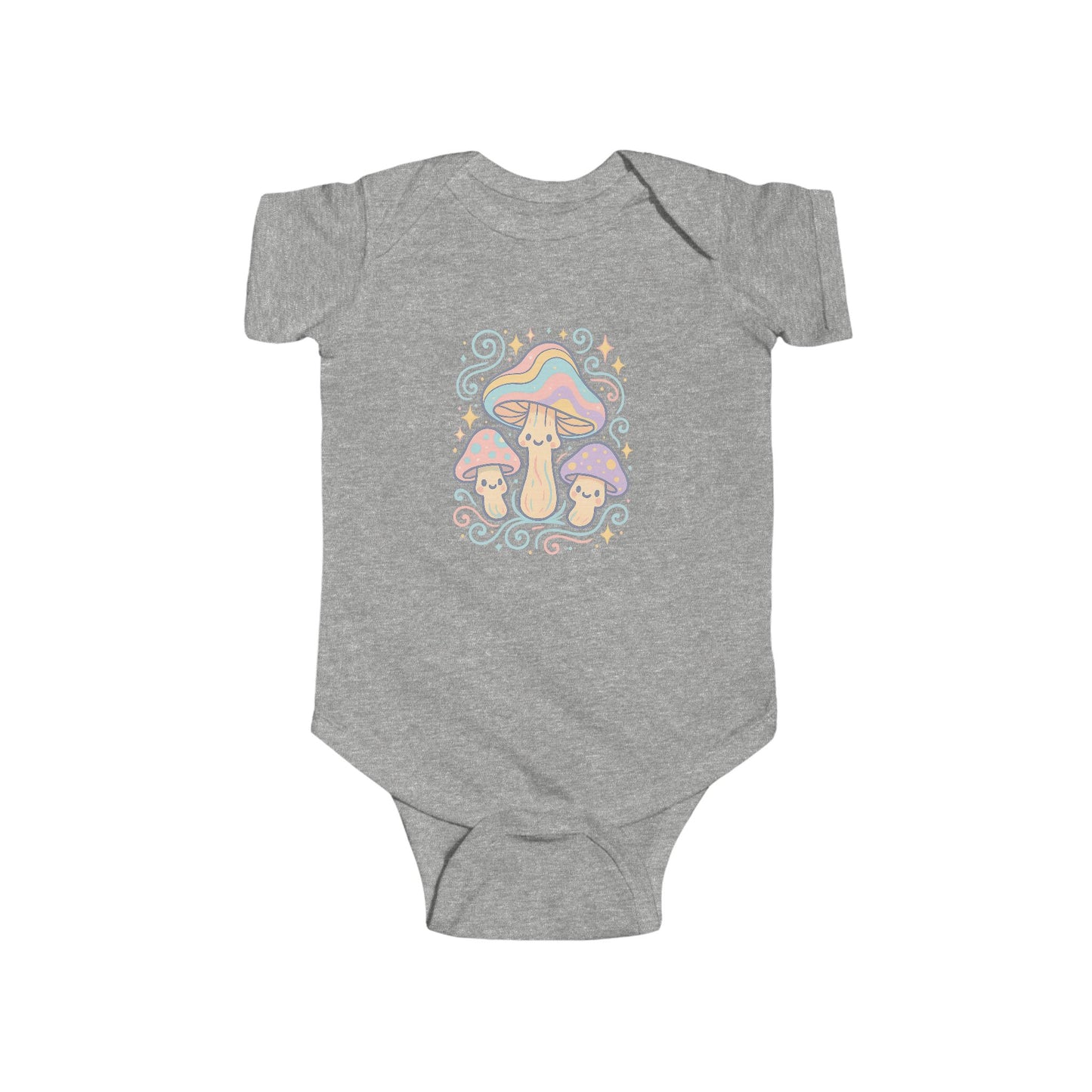 Pastel Mushrooms Infant Bodysuit