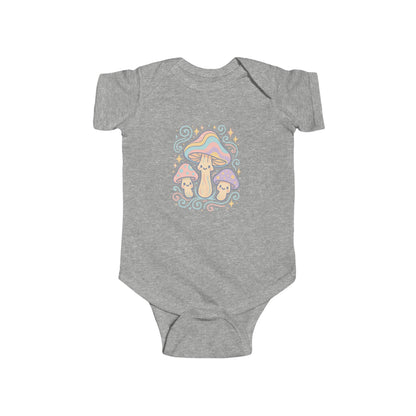 Pastel Mushrooms Infant Bodysuit