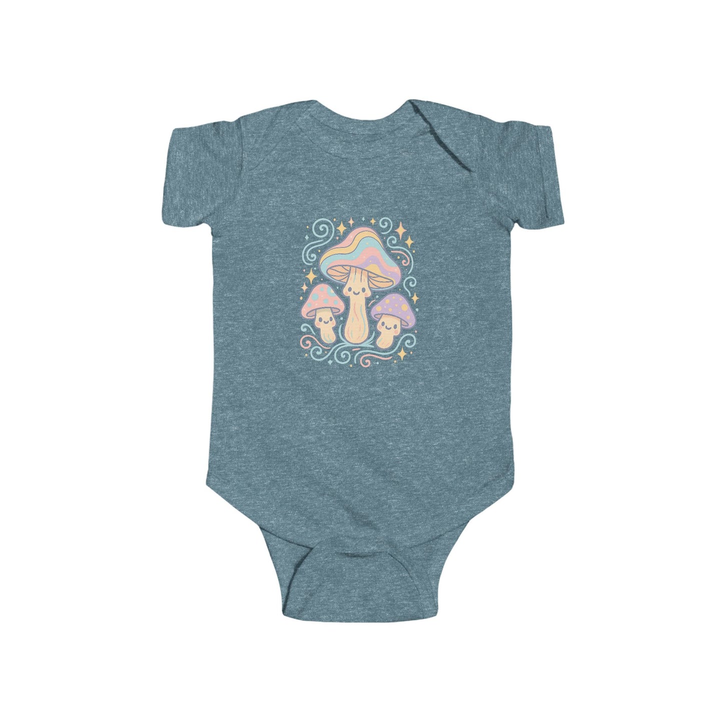 Pastel Mushrooms Infant Bodysuit