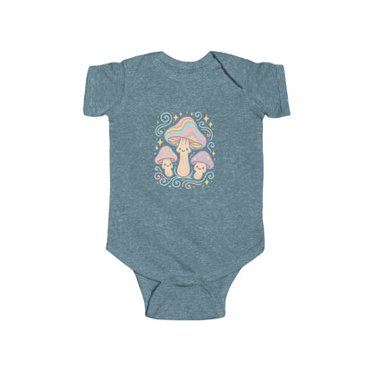 Pastel Mushrooms Infant Bodysuit