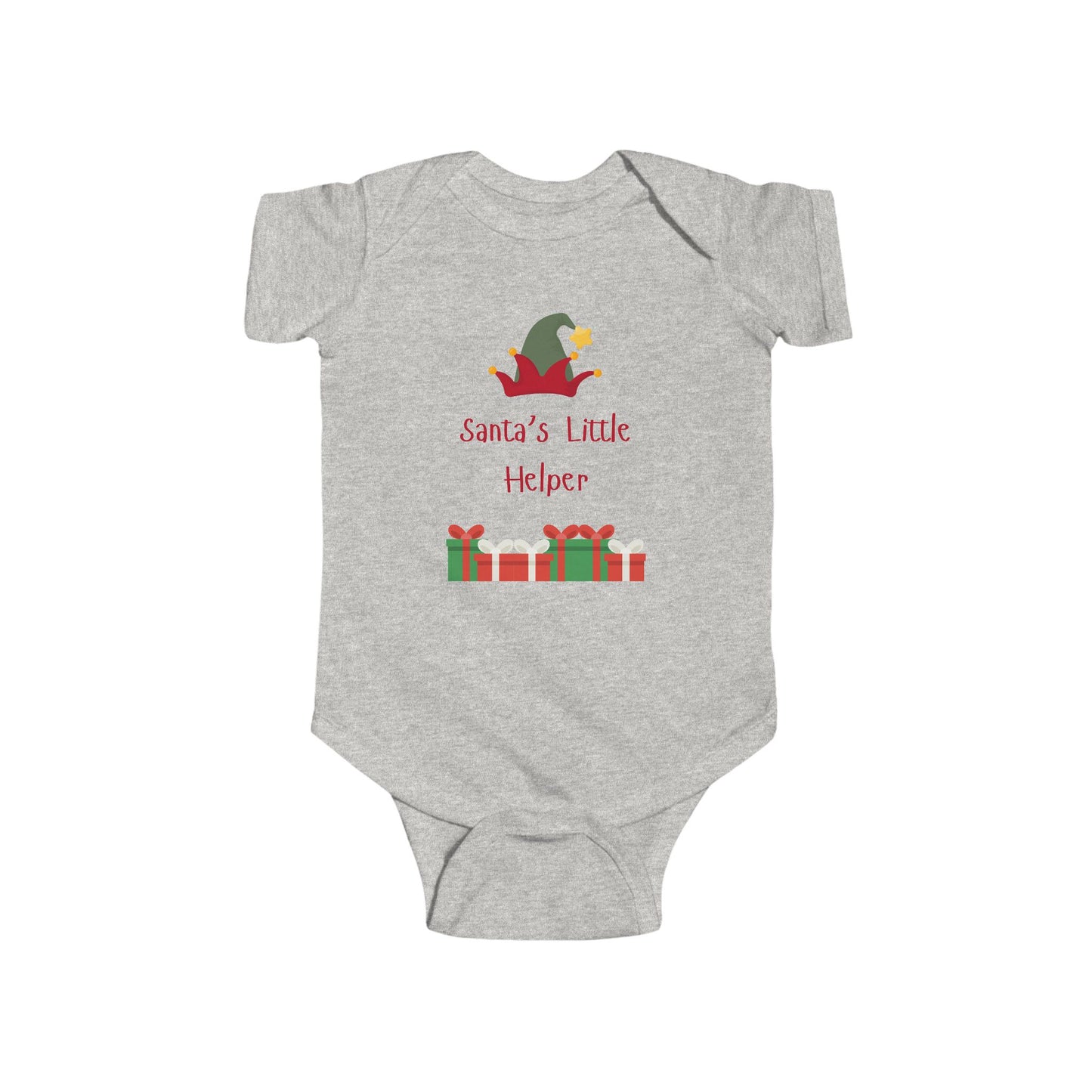 Santa's little helper Baby Bodysuit