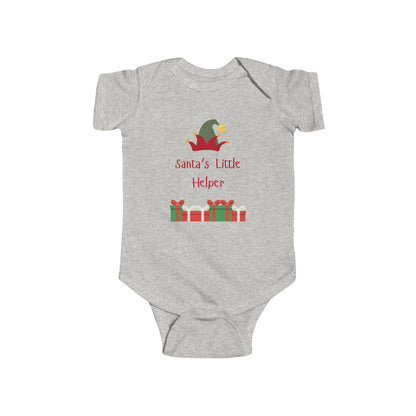 Santa's little helper Baby Bodysuit