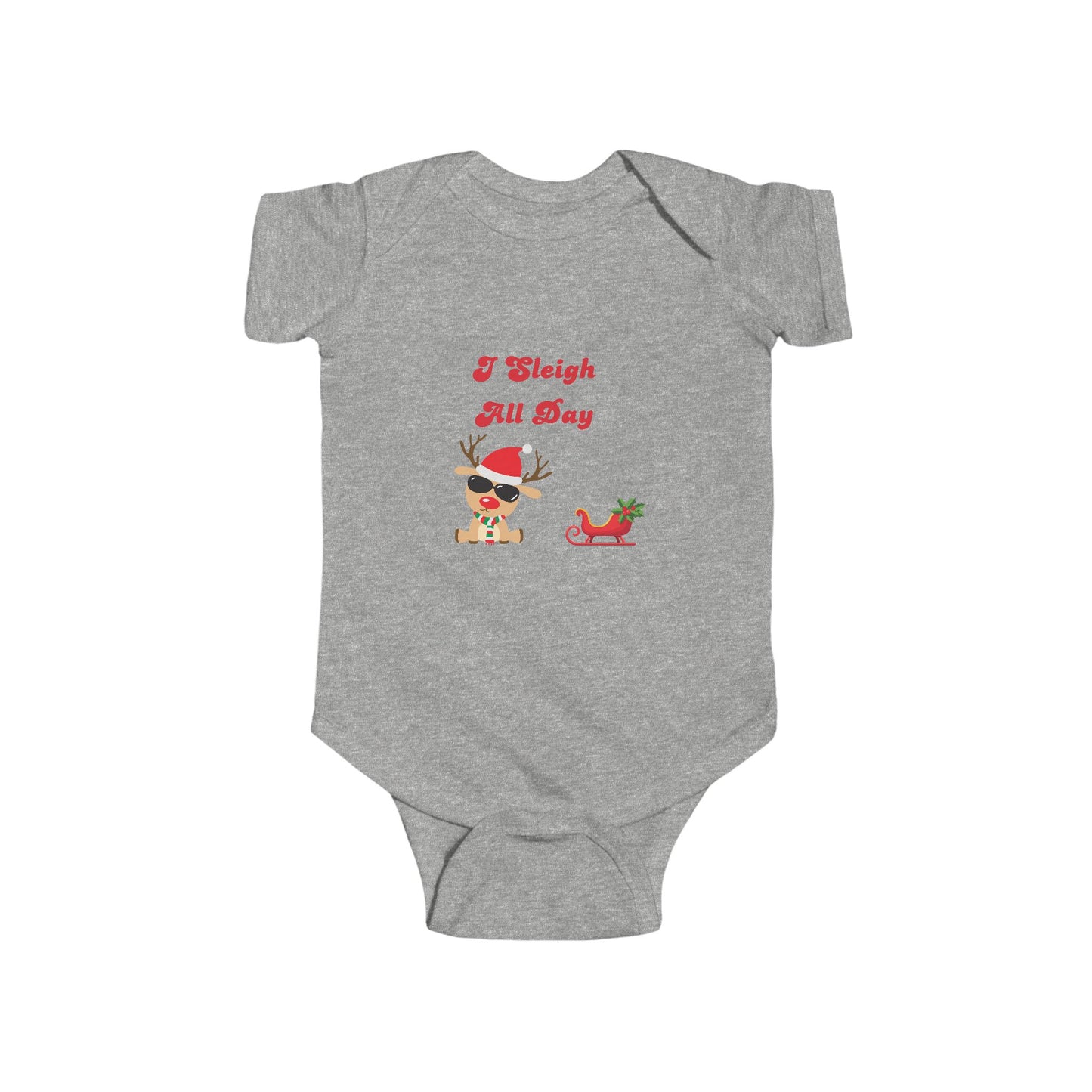 Sleigh All Day Baby Bodysuit