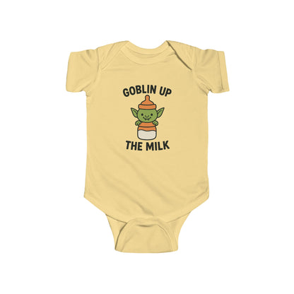 Goblin Up The Milk Infant Bodysuit