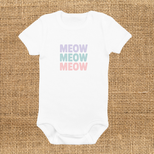 Meow Infant Bodysuit