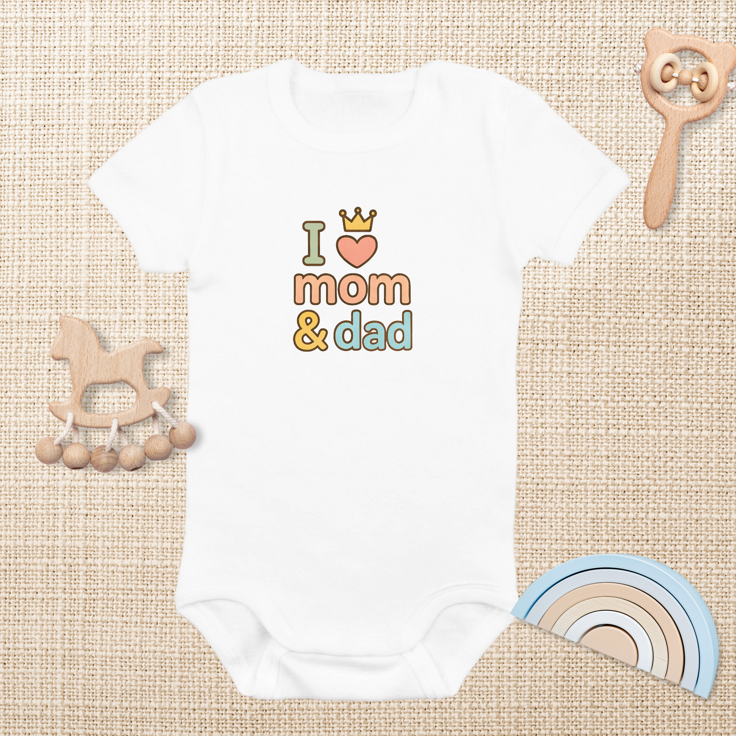 Love Mum & Dad Infant Bodysuit