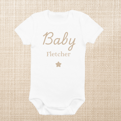 Personalized Baby Bodysuit