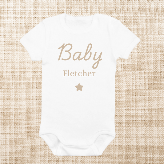 Personalized Baby Bodysuit