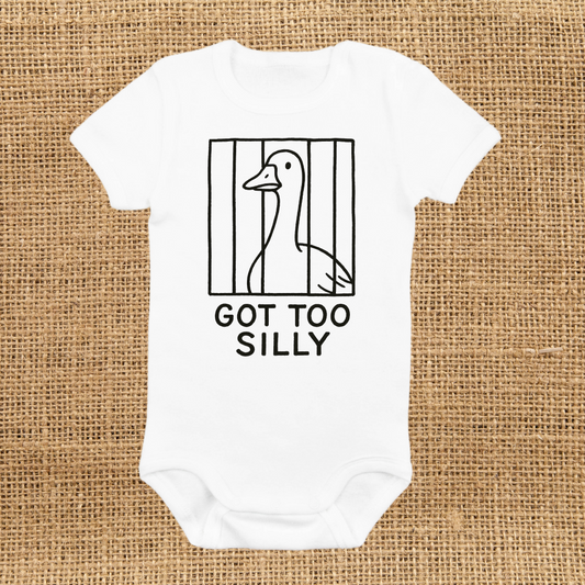 Too Silly Baby Bodysuit