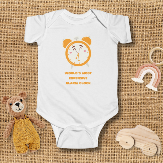 Alarm Clock Infant Bodysuit