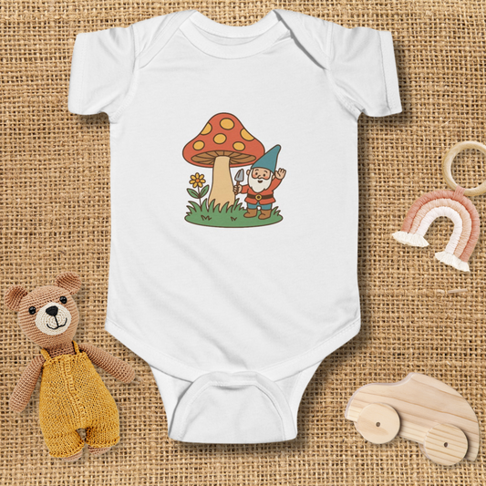 Mushroom Gnome Infant Bodysuit
