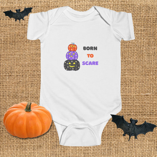 Born To Scare Infant Bodysuit