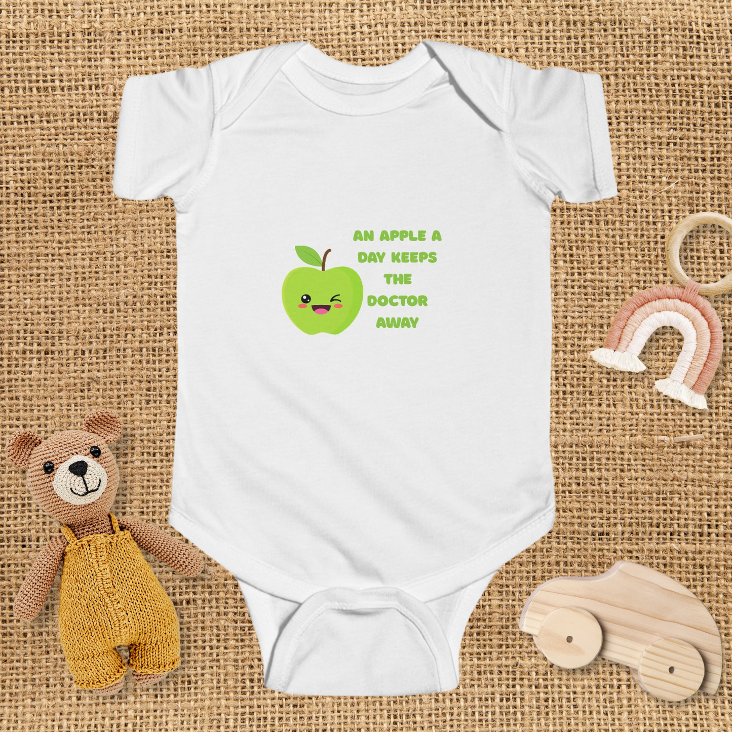 An Apple A Day Infant Bodysuit