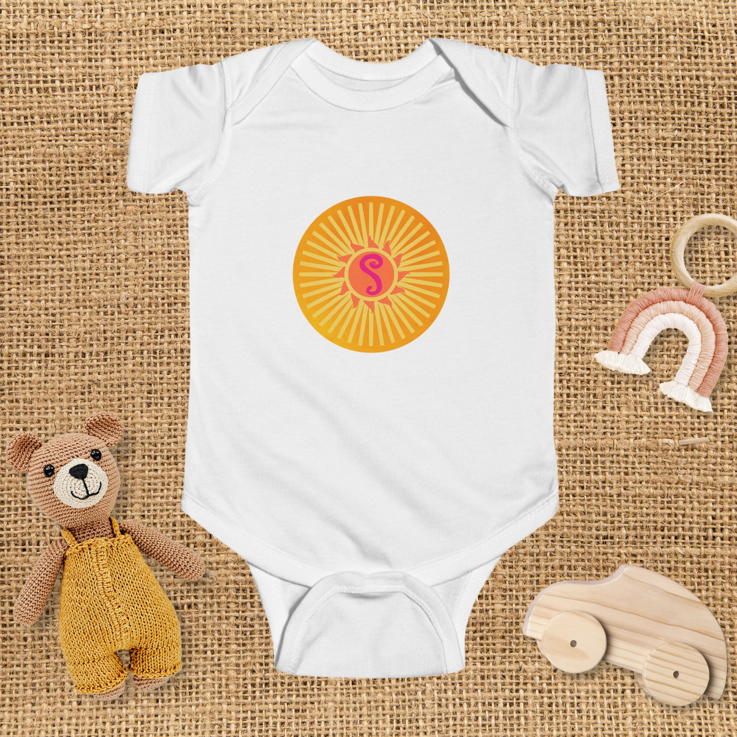 Radiating Sun Infant Bodysuit