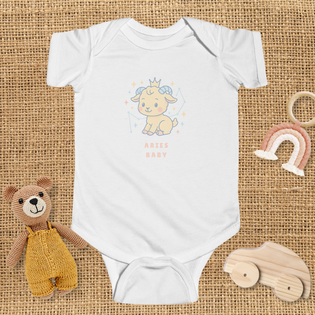 Cute Aries Infant Bodysuit