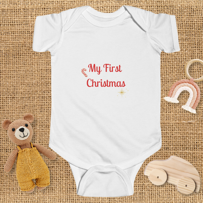 My first Christmas Baby Bodysuit