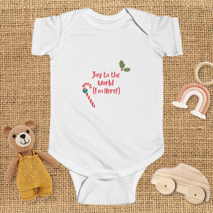Joy Christmas Baby Bodysuit