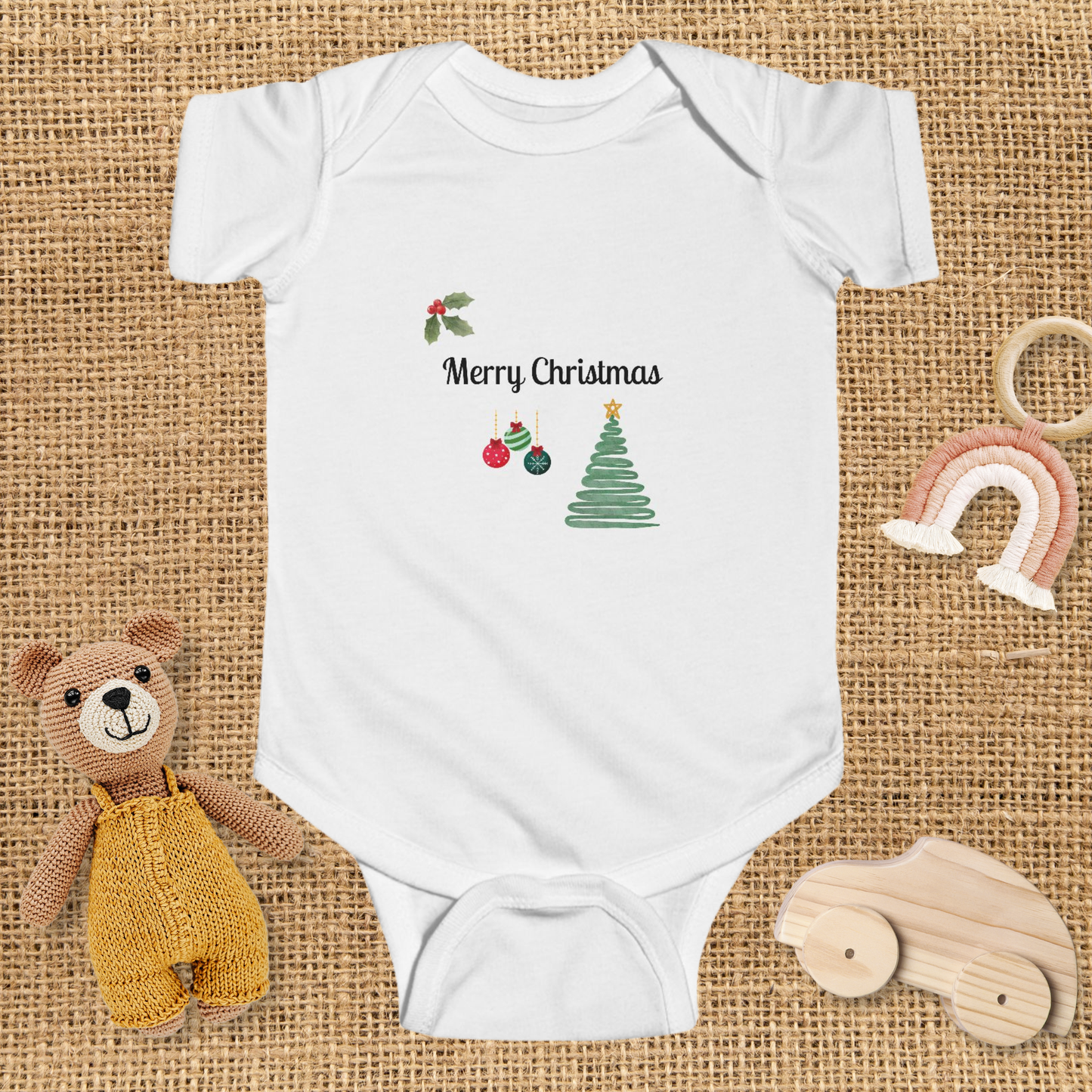 Merry Christmas Baby Bodysuit