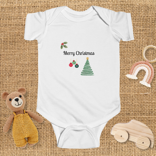 Merry Christmas Baby Bodysuit