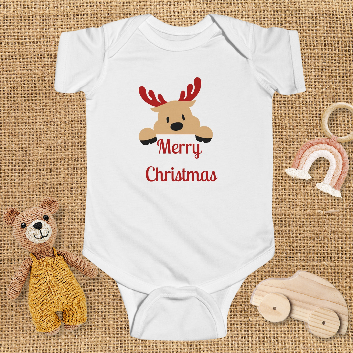 Merry Christmas 2 Baby Bodysuit