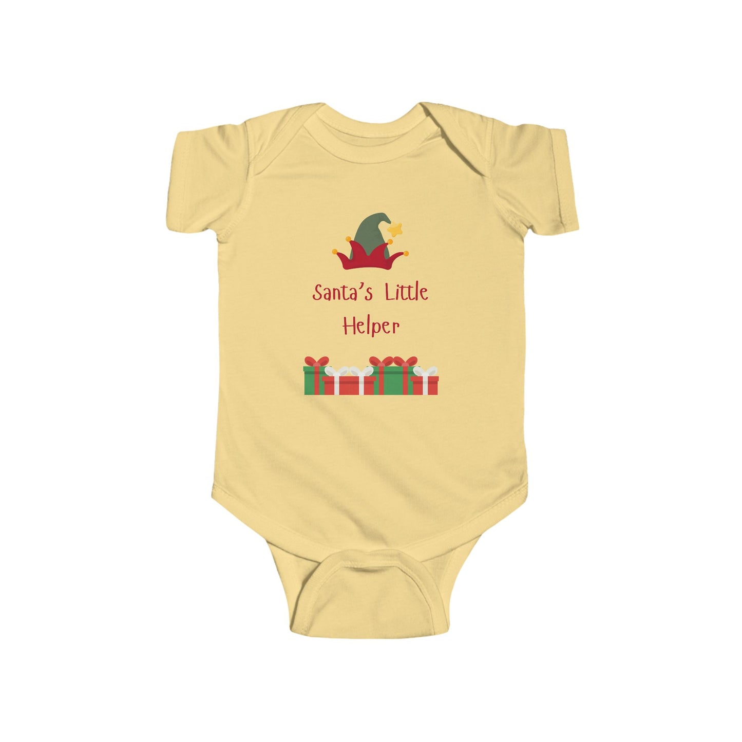 Santa's little helper Baby Bodysuit