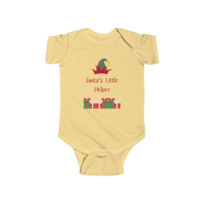 Santa's little helper Baby Bodysuit