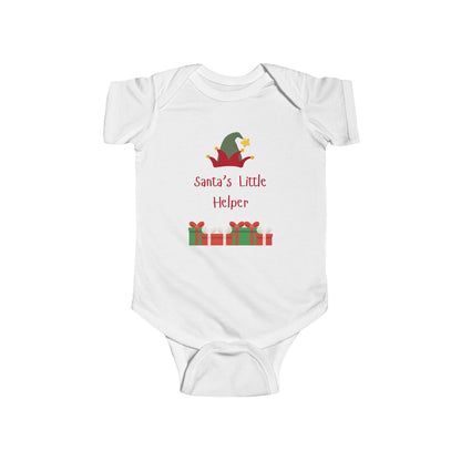 Santa's little helper Baby Bodysuit