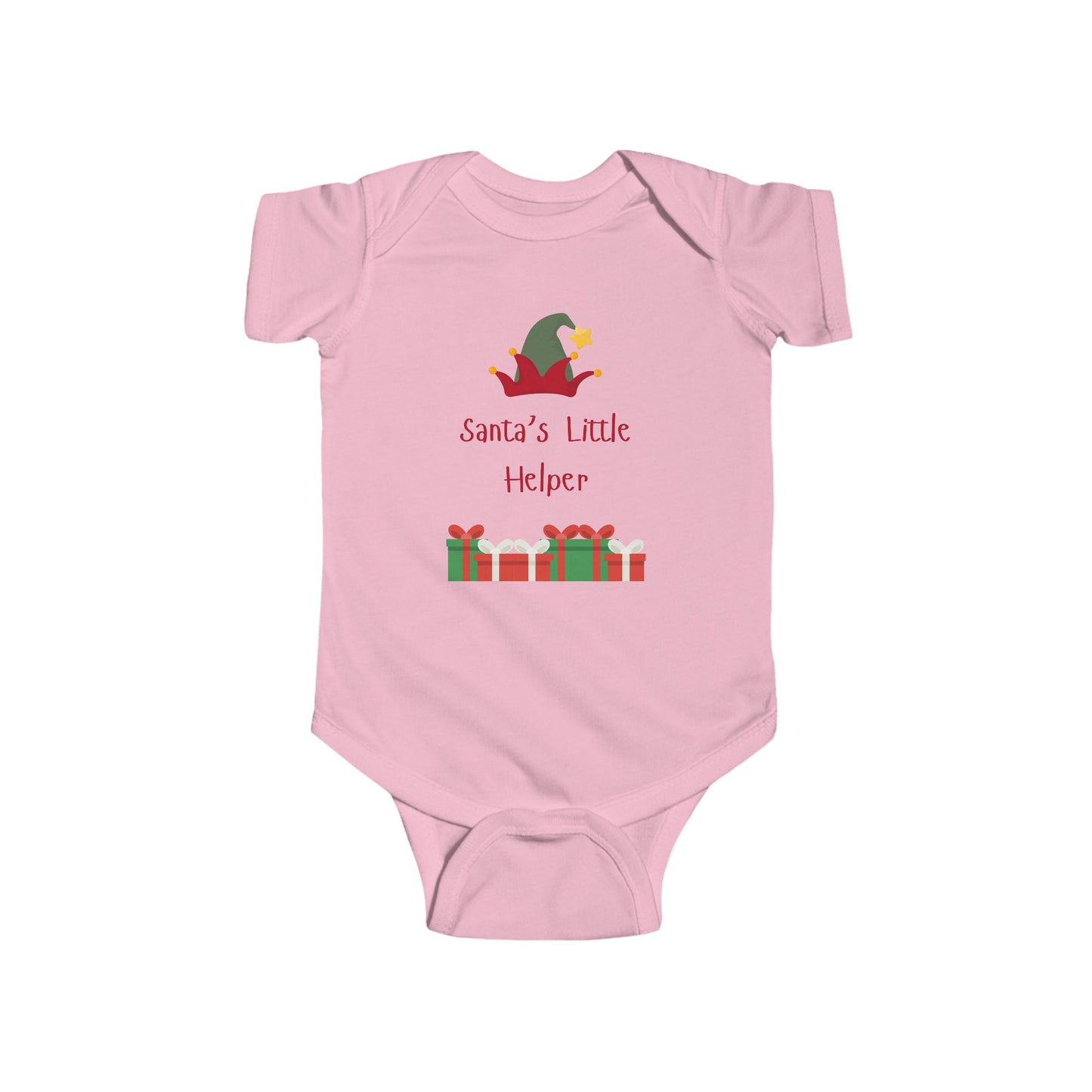 Santa's little helper Baby Bodysuit