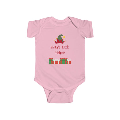 Santa's little helper Baby Bodysuit
